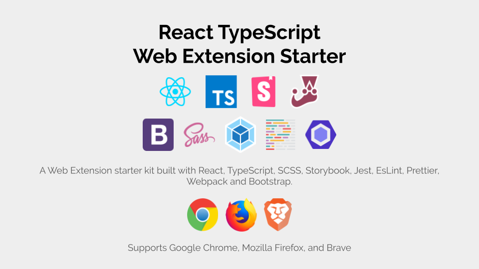 React TypeScript Web Extension Starter