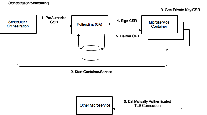 Pollendina PKI infrastructure and architecture