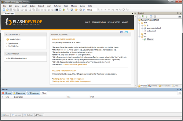 FlashDevelop