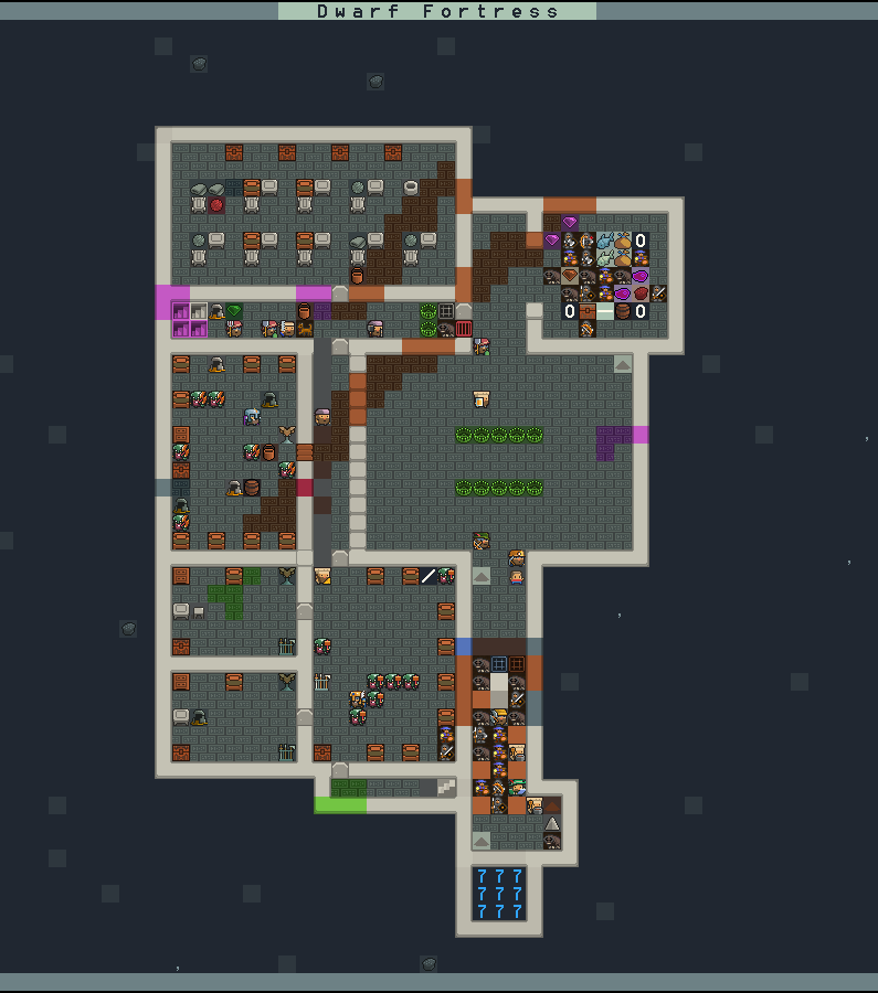 dwarven living quarters