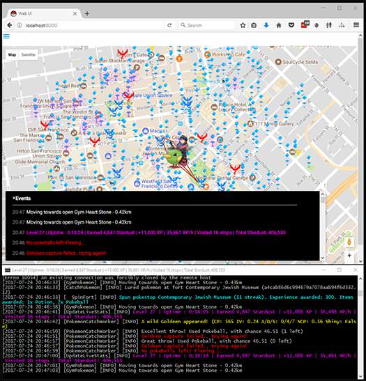 Bot Map and Terminal