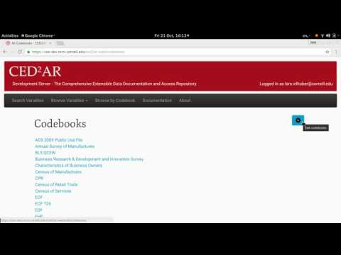 Adding a new codebook or updating an existing codebook