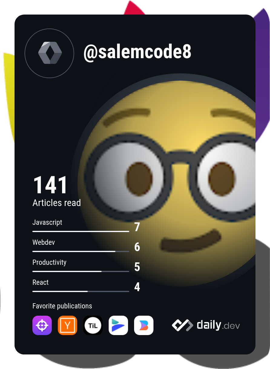 Salem Code's Dev Card