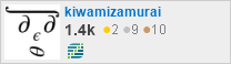 profile for kiwamizamurai on Stack Exchange, a network of free, community-driven Q&A sites