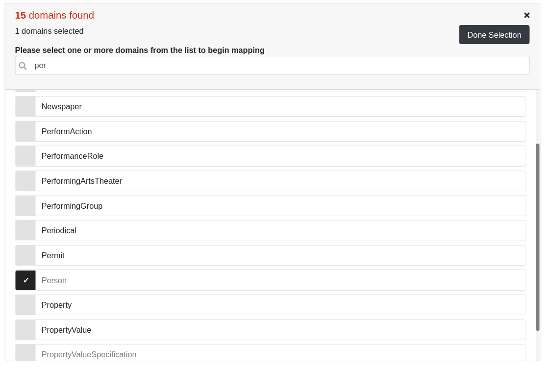 Filter domains found in file