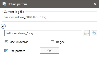 Tail4Windows pattern util wildcard