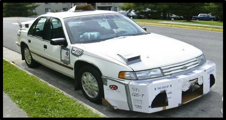 duct tape car fail