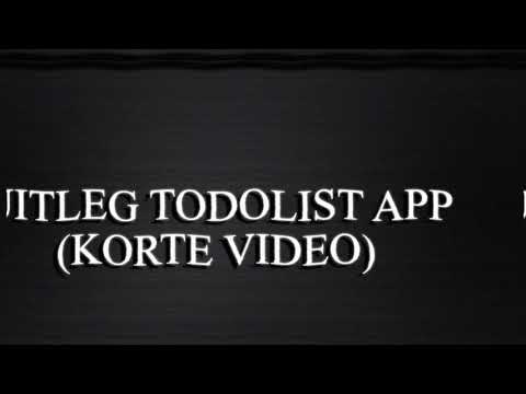 ToDoList app uitleg