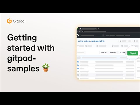 Getting Started with gitpod-samples 🪴