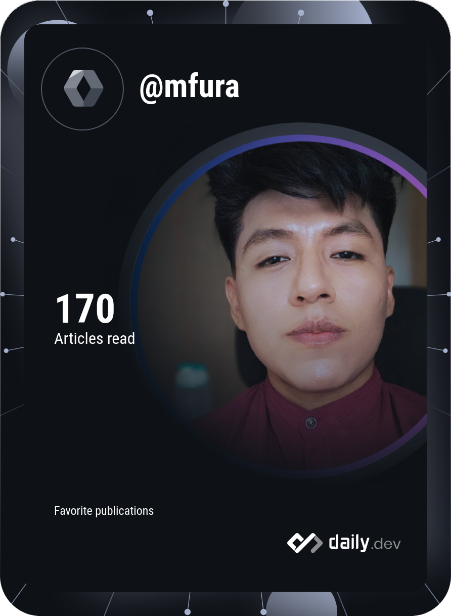 Marco Fura Mendoza's Dev Card